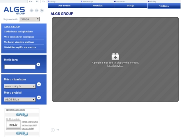 Algs Group, SIA
